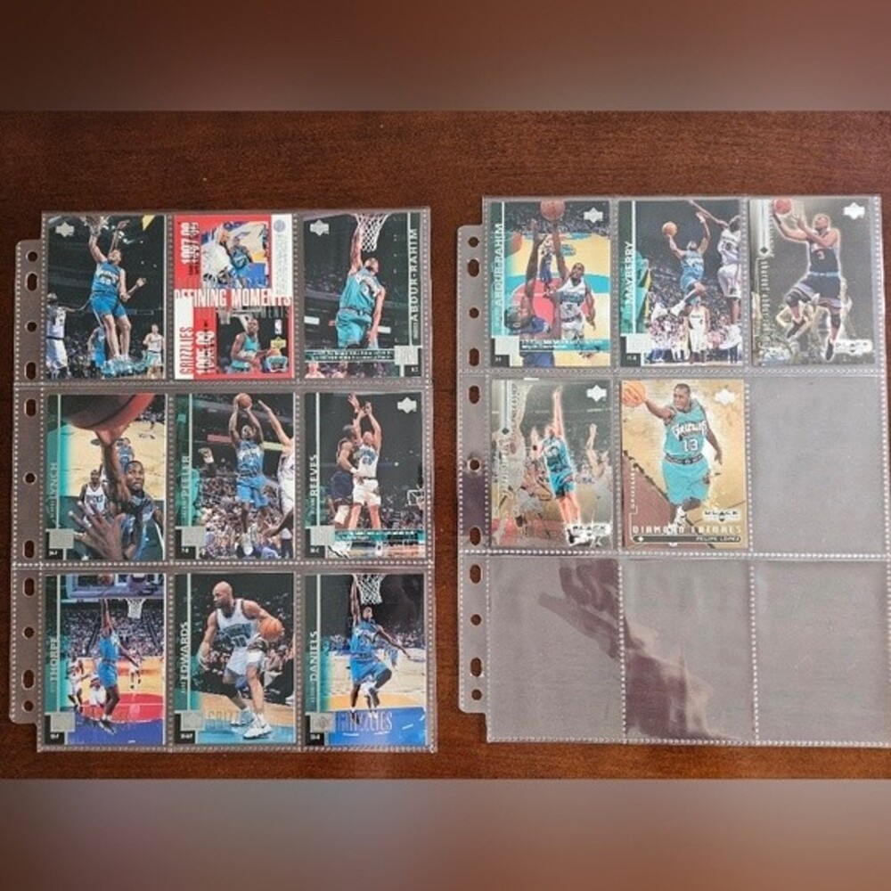 NBA Memphis Grizzles Card Collection